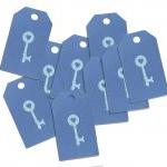 Antique Key Gift Tags, Set ..
