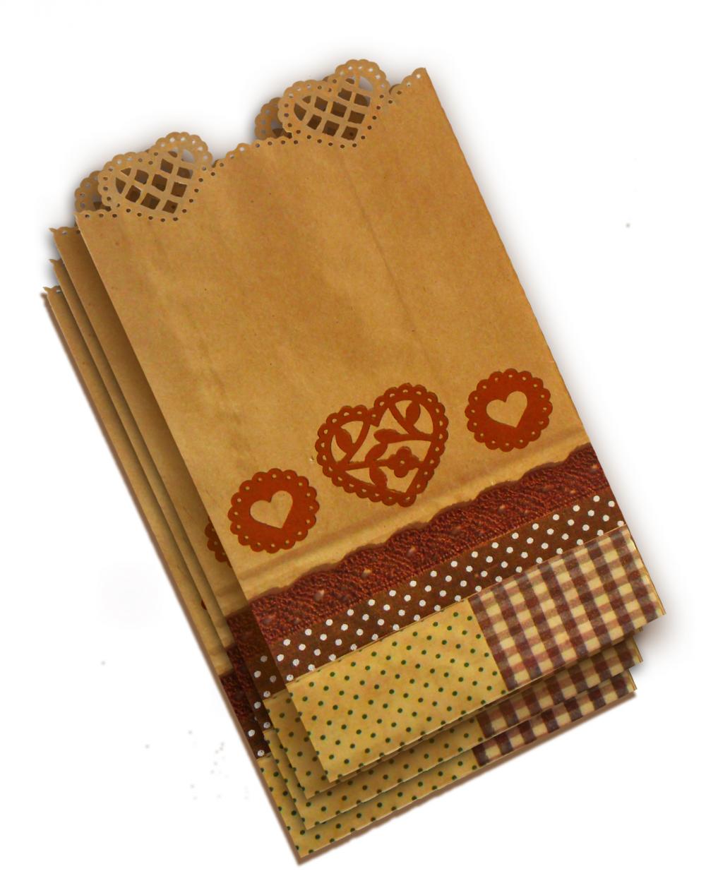 Hand-Crafted Scalloped Heart Gift Bag